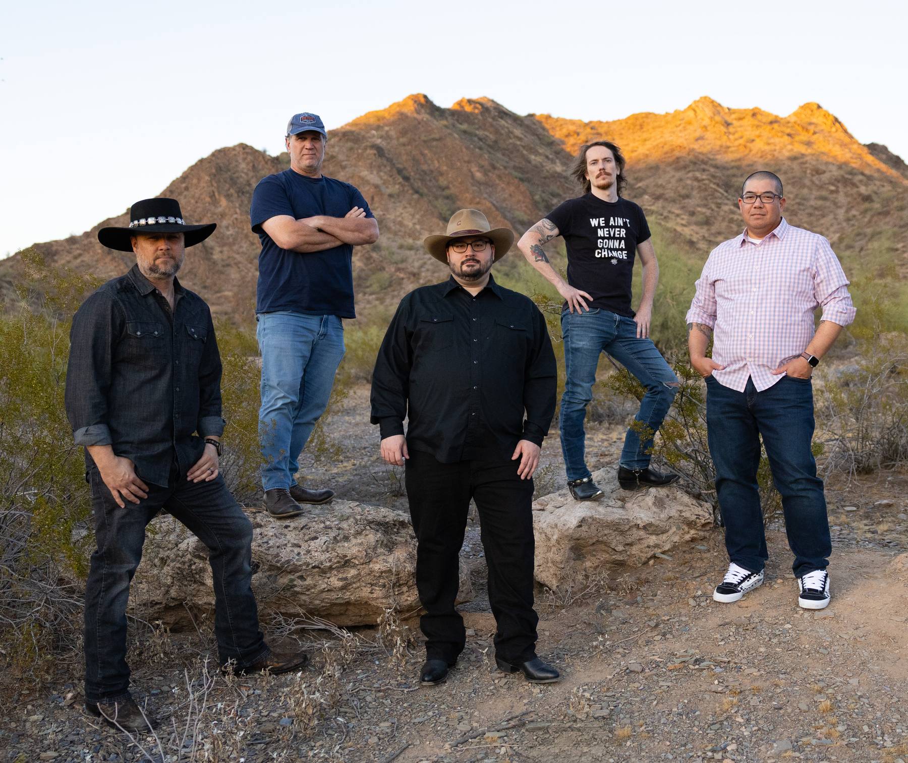 Band in the desert