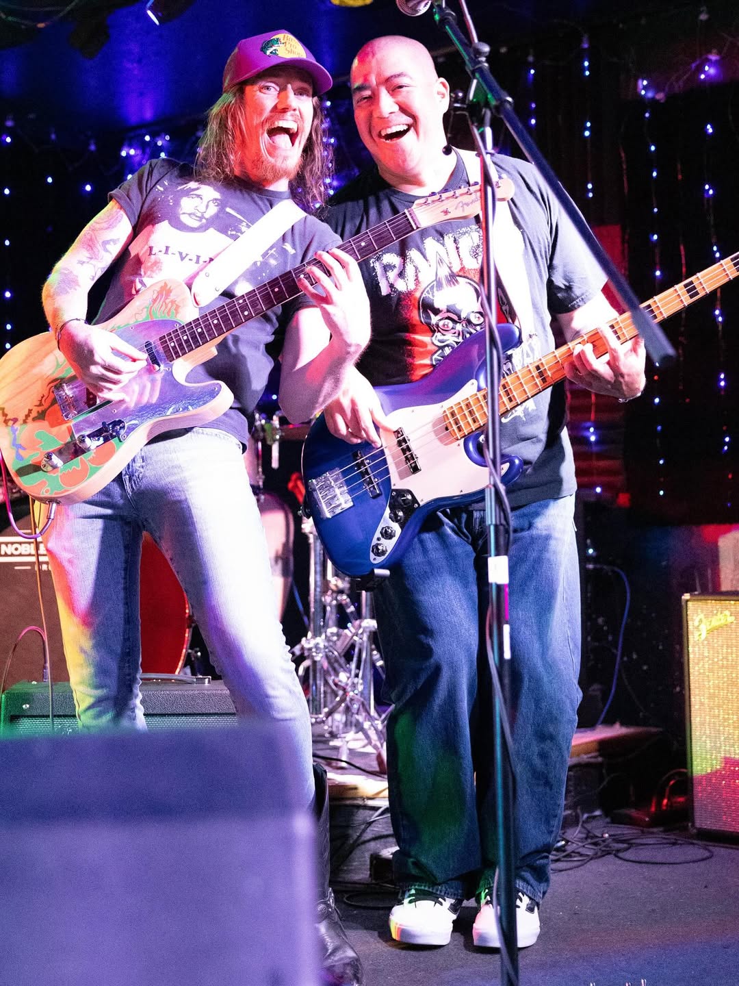 Goose and Dave Foegal Smiling